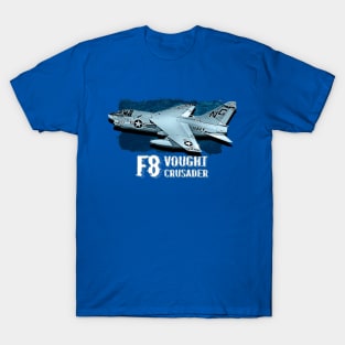 Vought F8 Crusader fighterjet T-Shirt